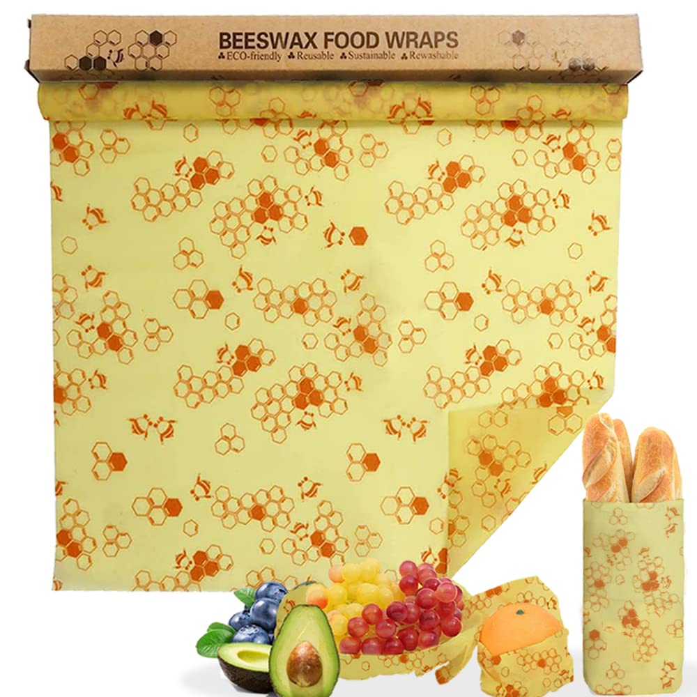 Beeswax wraps, organic wax paper, reusable beeswax cloths made from natural beeswax cotton