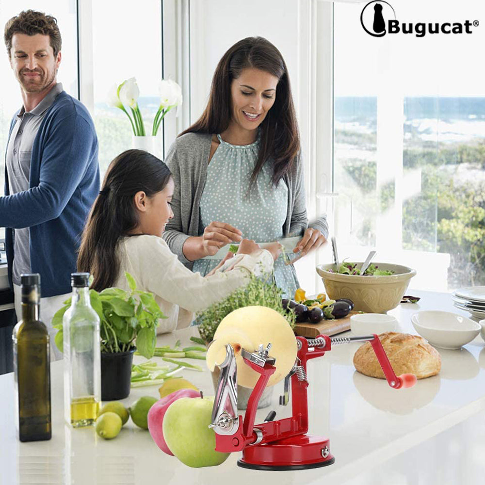 Apple Peeler, Professional Apple Slicer, Apple Peeler, Spiral Cutter, Apple Corer, Peeler, Potato Fruit Slicer, 3 in 1 Function, Premium Quality