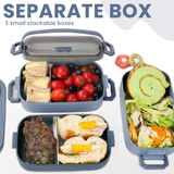Lunch Box 2400ML, Bento Box Leak-Proof Dishwasher Microwave Safe BPA-Free