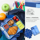 Bugucat Bento Lunch Box 1330ML 12 PCS,Kids Lunch Box Bento Boxes with 6 Compartments Cutlery,Leak Proof Lunchbox Snack Boxes for Kids Adult,Kids Lunch Box with Compartments for Kindergarten