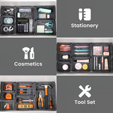 Bugucat Felt Drawer Organiser Stackable Desk Organiser Storage Boxes Organiser Kitchen