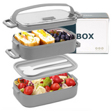 Lunch Box 304 Stainless Steel 1100ML,Bento Box Leak-Proof Dishwasher Microwave Safe