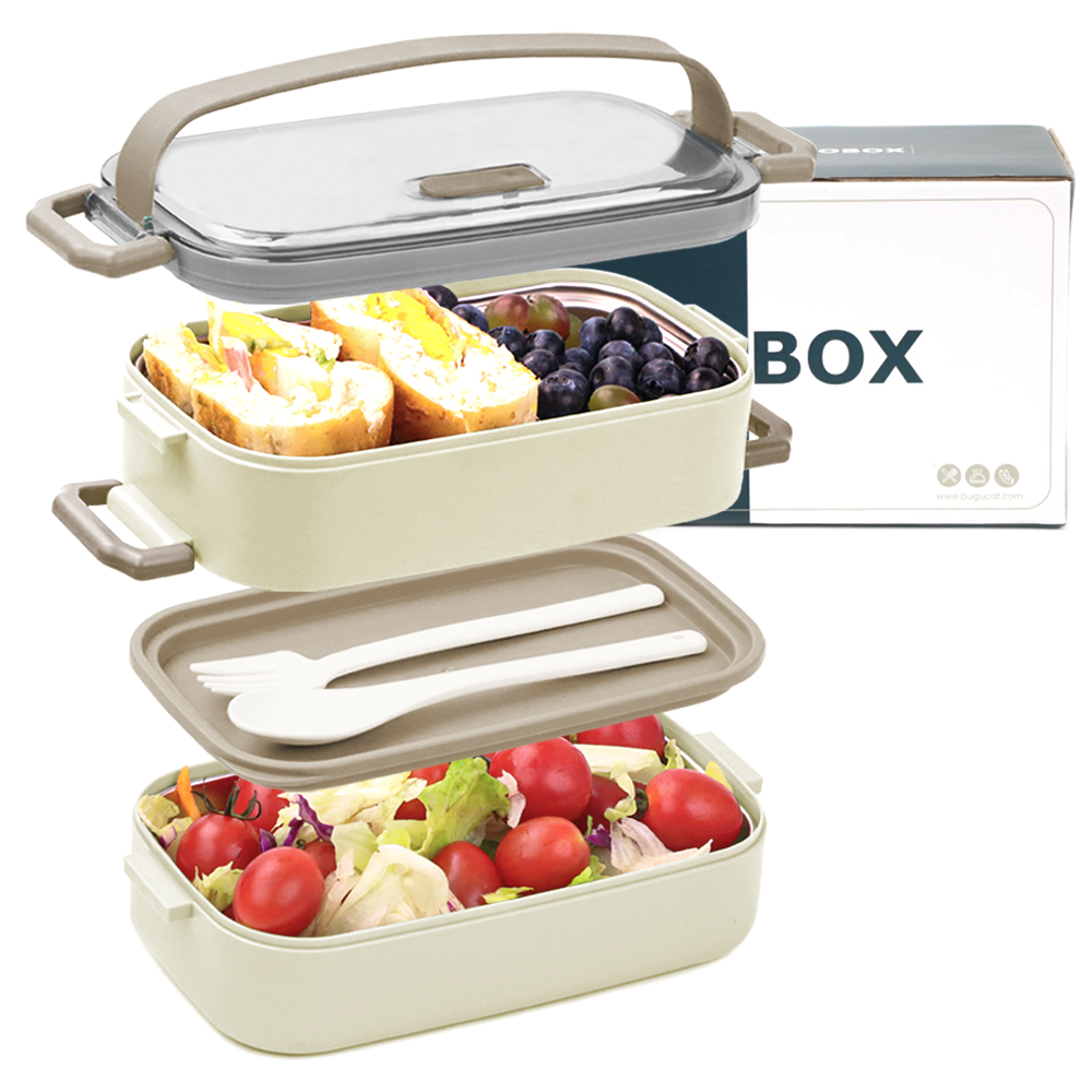 304 Stainless Steel Insulated Lunch Box Leak-proof Food Storage Container,  Adult Bento Box, Men, Wom