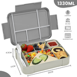 Lunch Box 1330ML 26 PCS,Bento Box Leak-Proof Dishwasher Microwave Safe BPA-Free