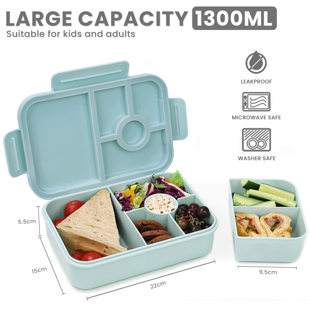 Lunch Box Leak Proof 4 Compartment Stainless Steel Lunch Boxes