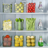 Bugucat Fridge Organisers, Fridge Storage Organiser Kitchen Clear Storage Organiser