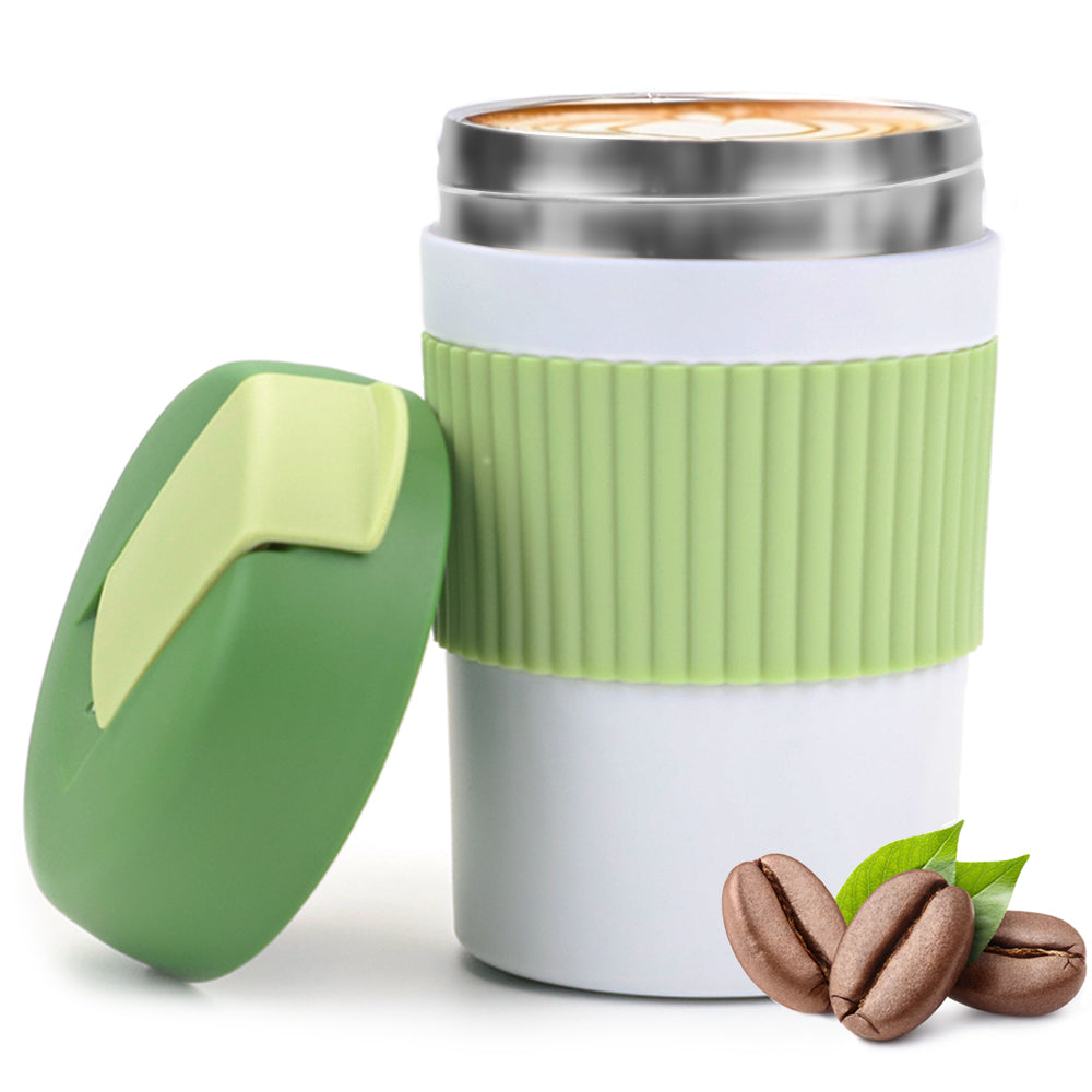 Bugucat Travel Mug 350ML, Stainless Steel Thermal Mug, Vacuum Flask, Coffee Cup