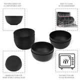 Bugucat Bowl Cereal Bowls Set de 8 760ML, Soup Bowl Postre Bowls Reutilizable, Cereal Bowl Plástico Inastillable para Niños Adultos, Ensaladera Bowl Set para Ramen Cereal Sopa