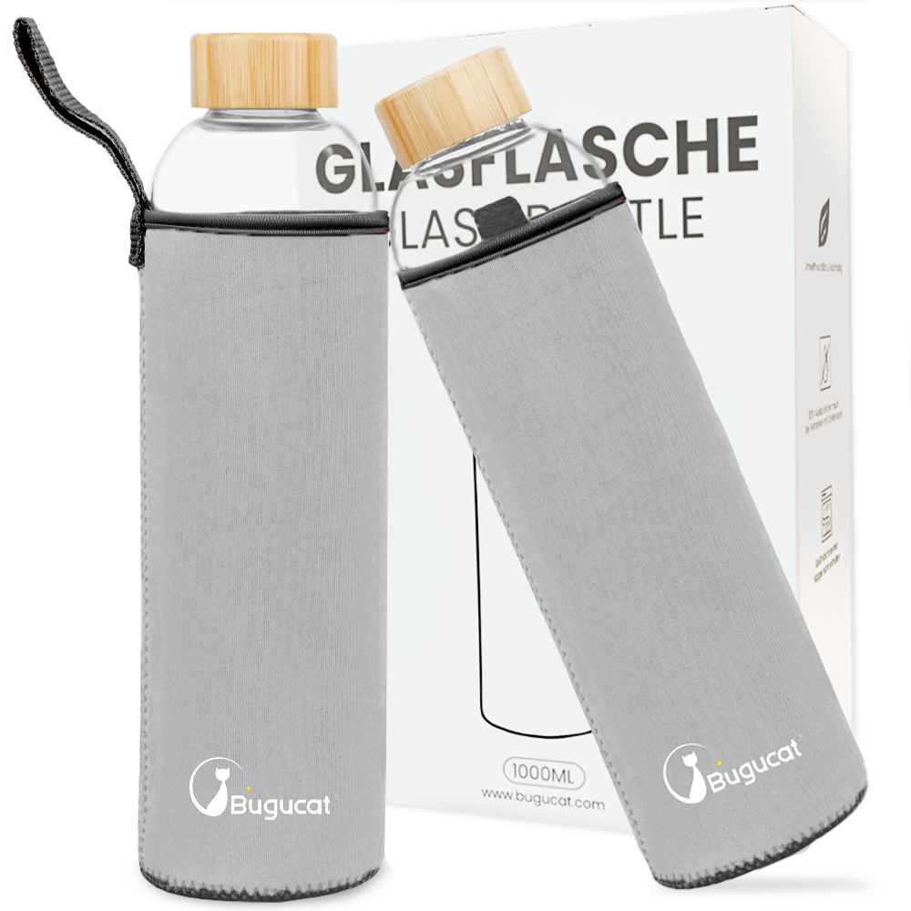 Confezione Da 2 Bottiglie In Vetro Borosilicato Piatto 70x40 Mm - Ampia Apertura Per Laboratorio, Riparazione Orologi, Organizzazione Reagenti | Capacità 80 Ml