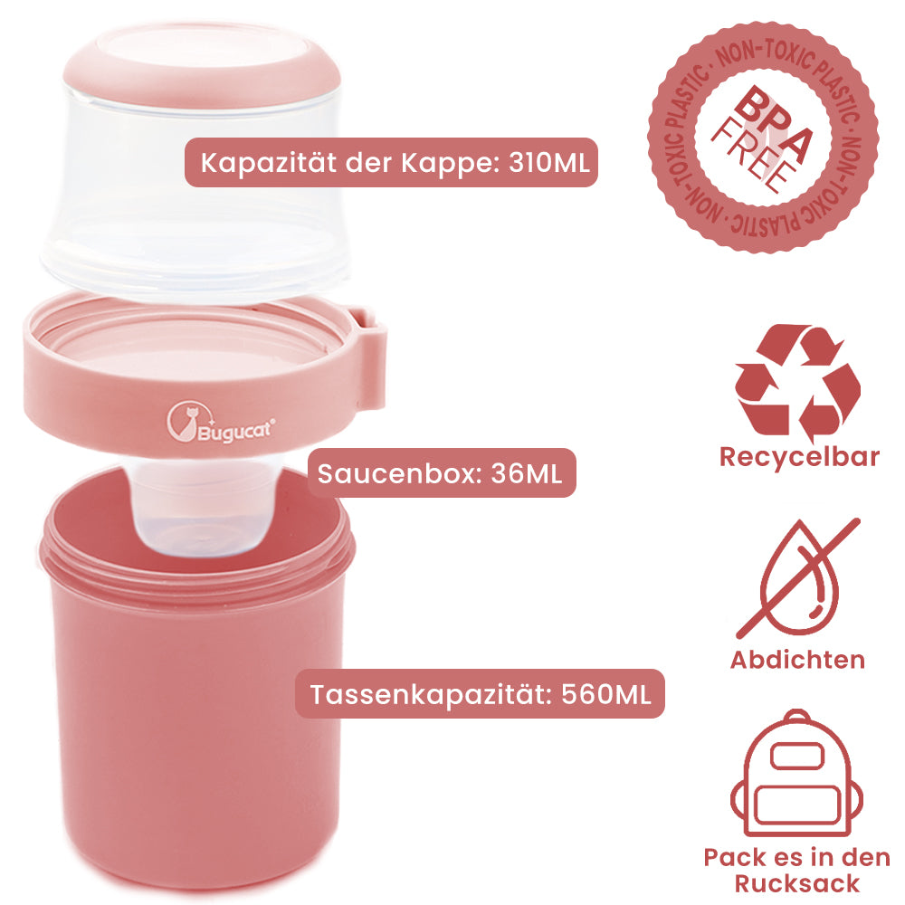 Cereal Cup,Yogurt Cups Milk Jar, Leak-Proof Breakfast Container Yoghurt Pot