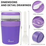 Bugucat Cereal Cup,Yogurt Cups Plastic Milk Jar With Lids and Spoon,Leak-Proof Breakfast Container Yoghurt Pot With Sauce Container,Yoghurt Container for Oatmeal Porridge Fruit Salad