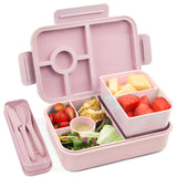 Lunch Box 1300ML,Kids Lunch Box Bento Boxes with 4 Compartments Cutlery,Leak-Proof