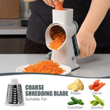 Bugucat Manual Vegetable Cutter, Vegetable Slicer, Drum Grater, Cheese Grater