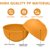 Bugucat Cereal Bowls 8 pcs 760ML, 15CM Soup Bowls Reusable Dessert Bowls,Unbreakable and Lightweight Salad Bowls for Cereal Soup Pasta Snack and Salad Breakfast Bowls Dishwasher and Microwave Safe