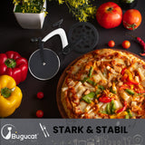 Bugucat Bicycle Pizza Cutter, Pizza Wheel Slicer Strong Solid Sharp,Pizza Knife Great Idea for Cyclists Pizza Lovers Pizza Accessories with Stainless Steel,Bike Non-Stick Cutting Wheels