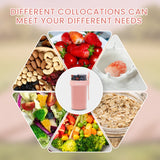 Bugucat Cereal Cup 760ml+230ml, Yogurt Cups Plastic Milk Jar With Lids and Spoon,Leak-Proof Breakfast Container Yoghurt Pot With Sauce Container,Yoghurt Container for Oatmeal Porridge Fruit Salad
