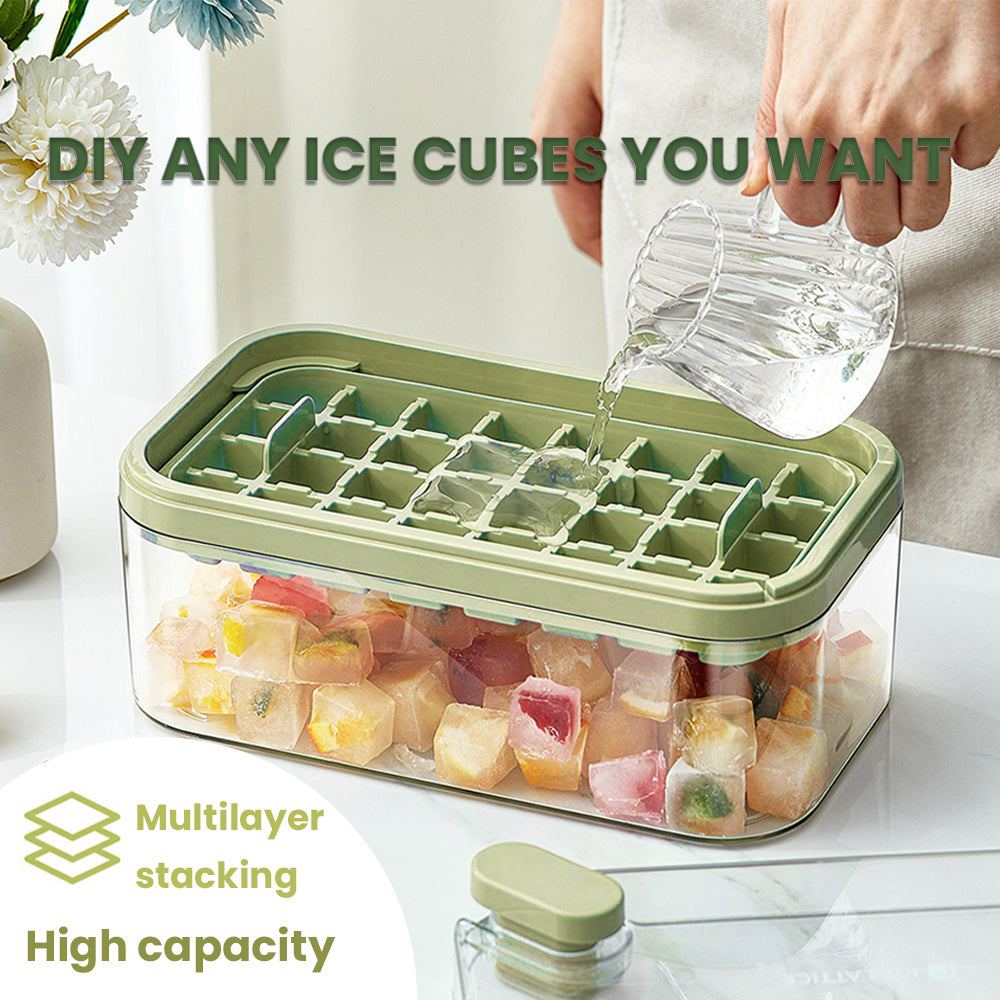 JYTEE Ice cube Bin Scoop Trays - Use It as a Portable Box in the