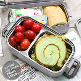 Lunch Box 304 Stainless Steel 1100ML,Bento Box Leak-Proof Dishwasher Microwave Safe