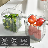 Bugucat Fridge Organisers, Fridge Storage Organiser Kitchen Clear Storage Organiser