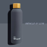 Bugucat Water Bottle 750ML,Leakproof Drinking Bottle Thermo Flask,Insulated Stainless Steel Water Bottle Reusable, Double Walled Sports Bottles 12 Hours Hot 24 Hours Cold,Thermal Water Flask BPA Free