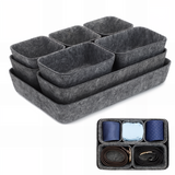Bugucat Felt Drawer Organiser Stackable Desk Organiser Storage Boxes Organiser Kitchen