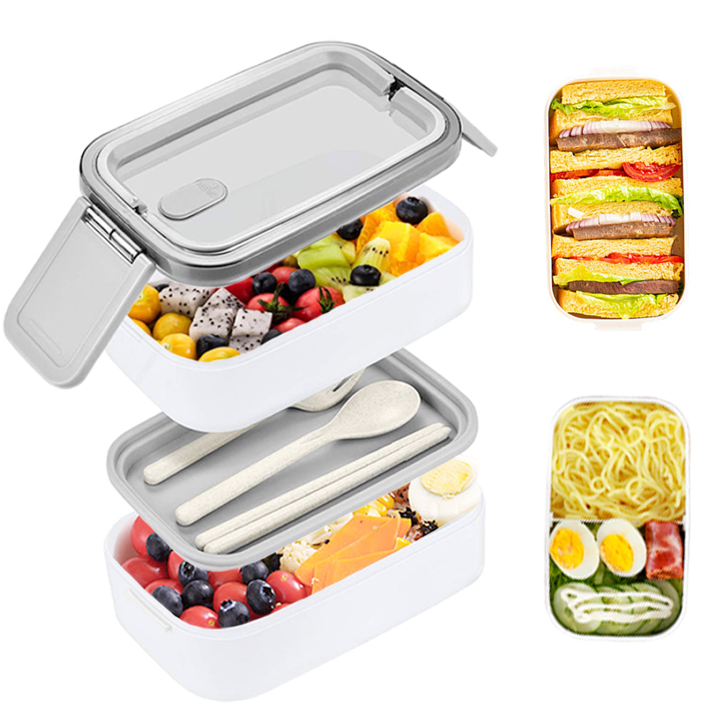 Boite À Lunch,Boite Bento Lunch Box Adulte,1400Ml Boite Repas