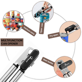 Bugucat Dosenöffner 3 In 1,Manuell Deckelöffner Can Opener Sicherheits Büchsenöffner Kapselheber