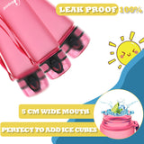 Bugucat Water Bottle Kids, 500ML Sports Water Bottle Drinks Bottle Leak Proof, Sport Jug Reusable, Water Storage Container for kindergarten School Outdoor Cycling, 1 Click Open, BPA Free Tritan
