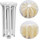 Bugucat Pasta Drying Rack Noodle Stand with 10 Bar Handles Collapsible,Spaghetti Drying Rack,Spaghetti Household Noodle Dryer for Homemade Fresh Spaghetti, Easy Storage and Quickly Set Up
