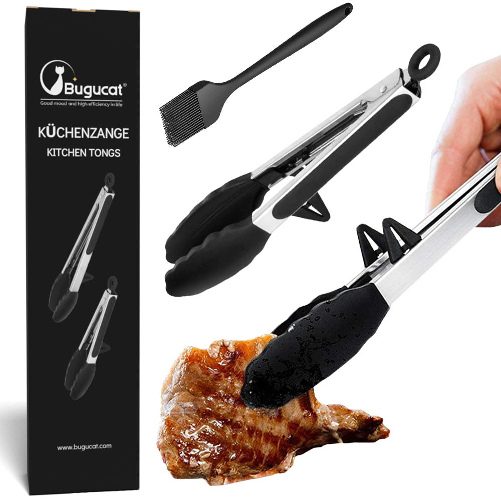 Pincette à viande en acier inoxydable, pincette Portable pour BBQ, Mini  pince à aliments, pince à