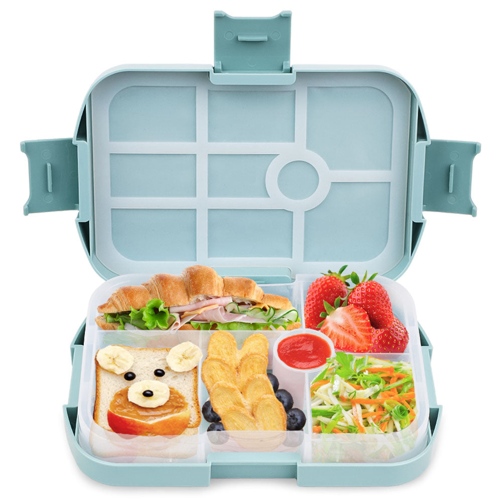 Fiambrera Infantil,Lunch Box Niños con 6 Compartimentos,Hermetica