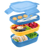 Lunch Box 1900ML, Bento Box Leak-Proof Dishwasher Microwave Safe BPA-Free